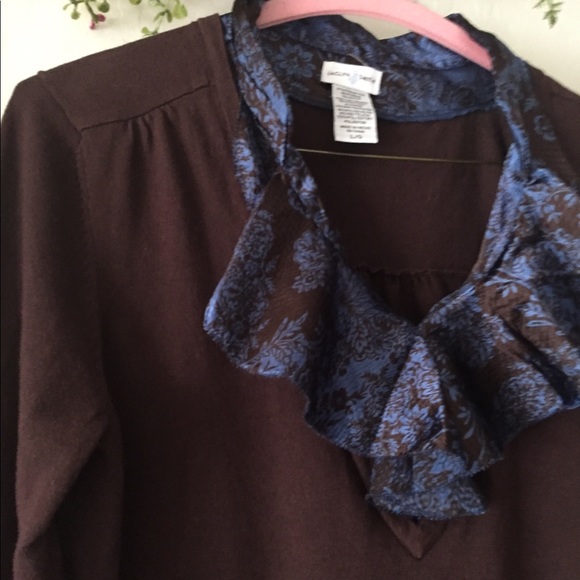 JacLyn Smith light sweater half sleeve NWOT - Picture 7 of 7